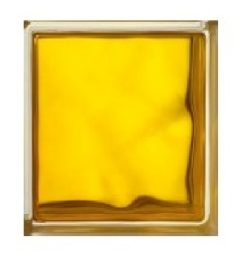 Glass Block Radiance Lemon Yellow