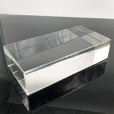 Solid Glass Block Clear